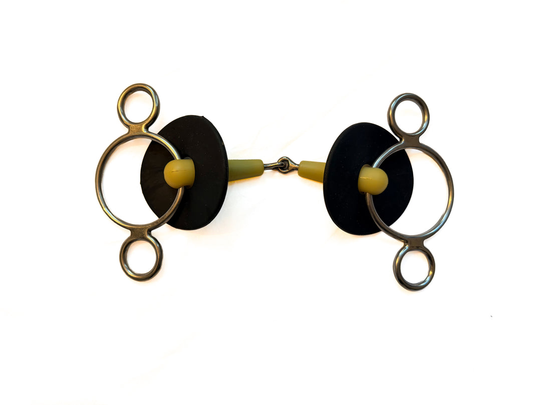 Happy Mouth Jointed 2-Ring Gag - 5.5"