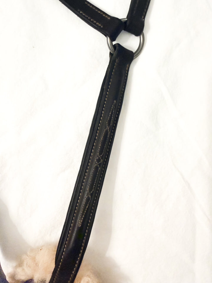 DaVinci Fancy Stitched Raised Adjustable Figure-8 Noseband - Horse