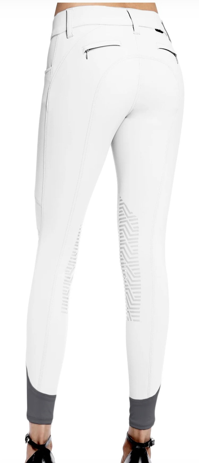 GhoDho Vela Essential Knee Patch Breech - White - Women's US 24 - New!