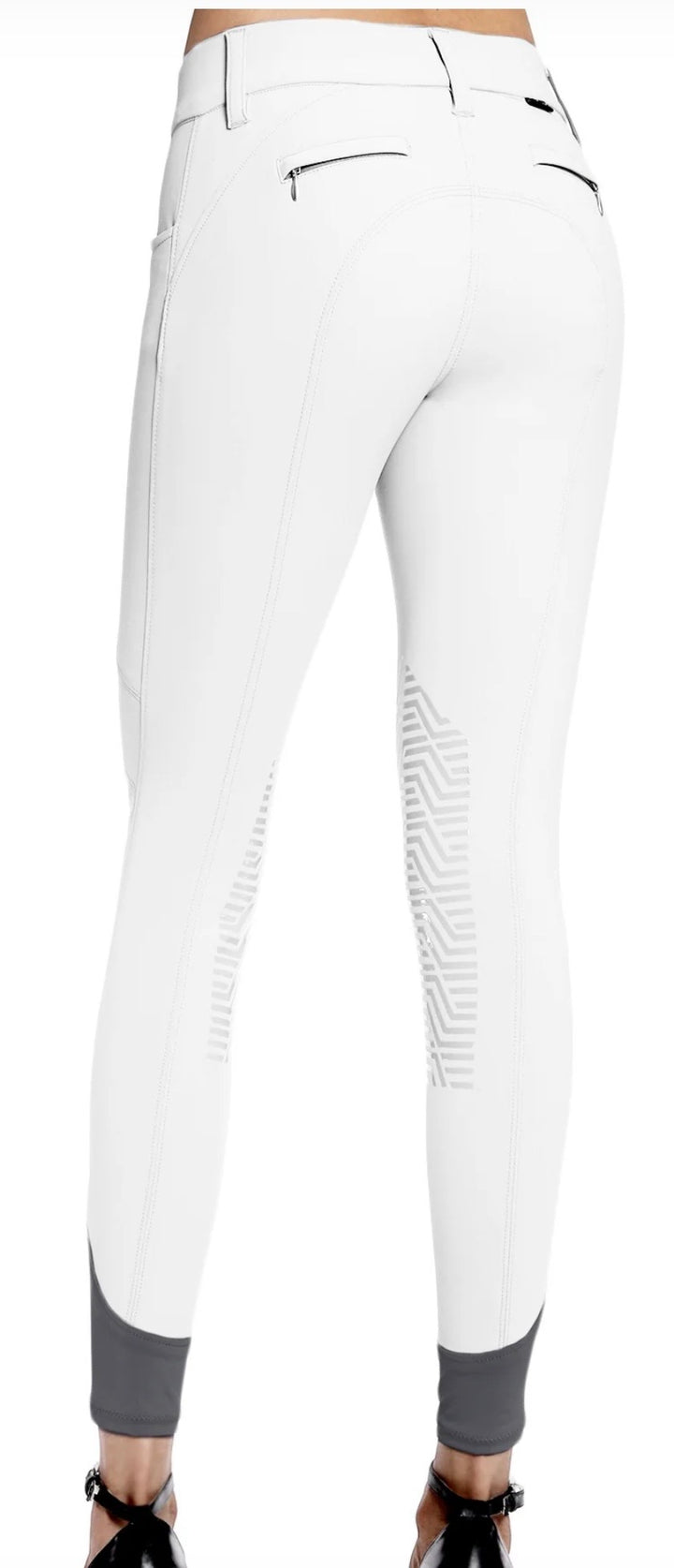 GhoDho Vela Essential Knee Patch Breech - White - Women's US 24 - New!