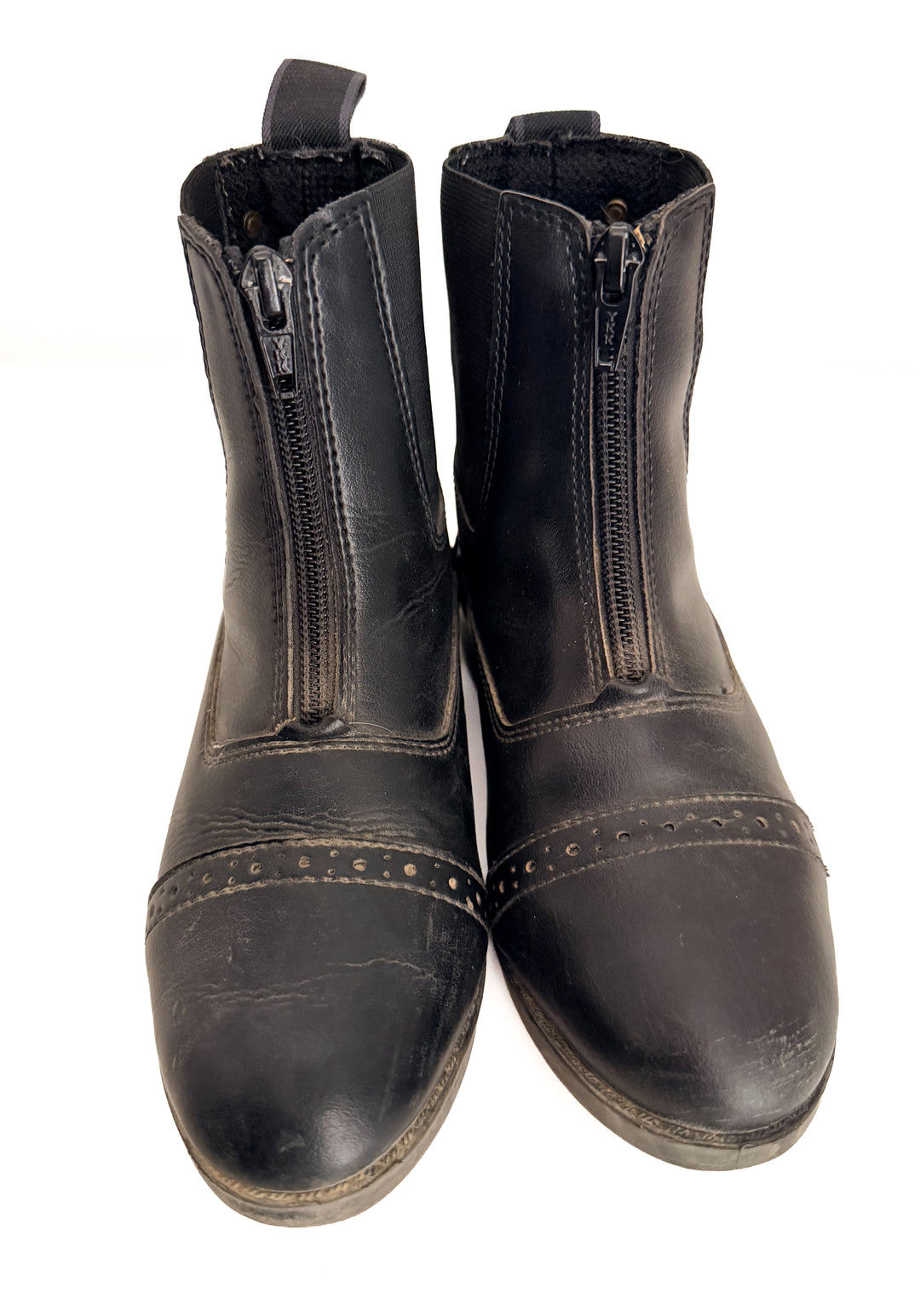 EquiStar Synthetic Zip Paddock Boots - Childs 1C