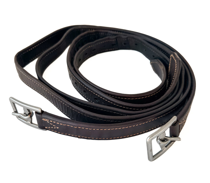Voltaire Stirrup Leathers - Dark Brown - 54"
