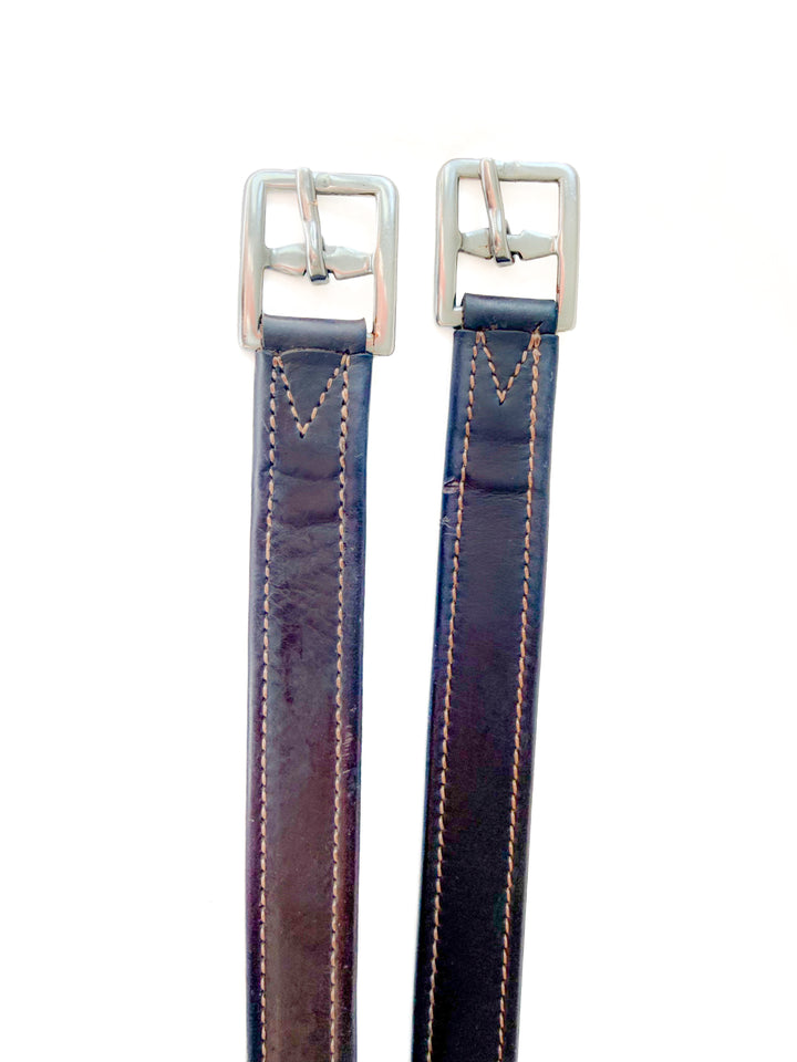 Voltaire Stirrup Leathers - Dark Brown - 54"
