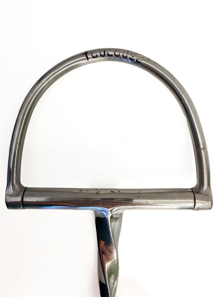 M. Toulouse Slow Twist Dee Ring Snaffle Bit - 5"