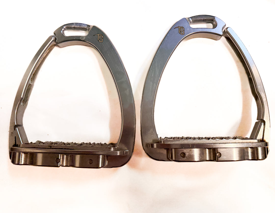 Tech Venice EVO Flat Safety Stirrups - Silver - Adult