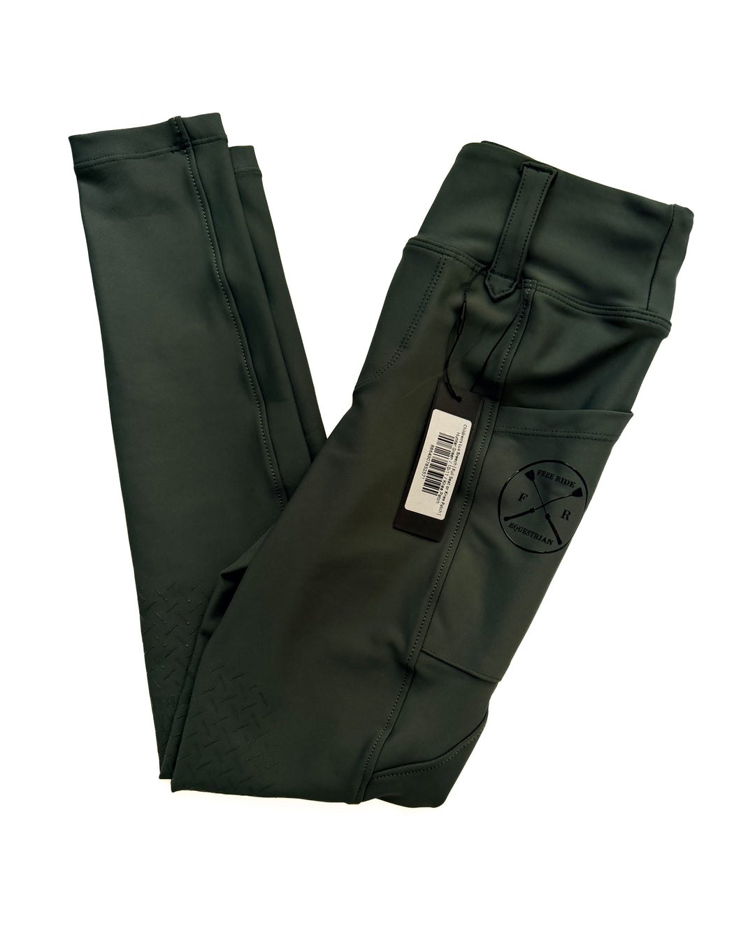 Free Ride Children's Lux Breeches - Hunter Green - Child's 10-11 - New!