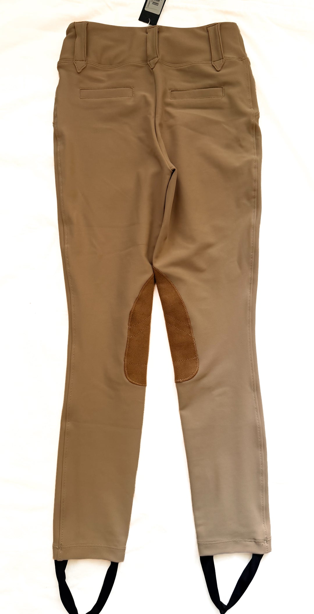Free Ride Children's Beige Lux Knee Patch Jodhpur - Child's 10-11 - New!