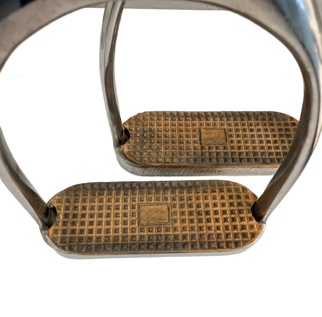 Coronet Stainless Steel Stirrup Irons - 4.75"