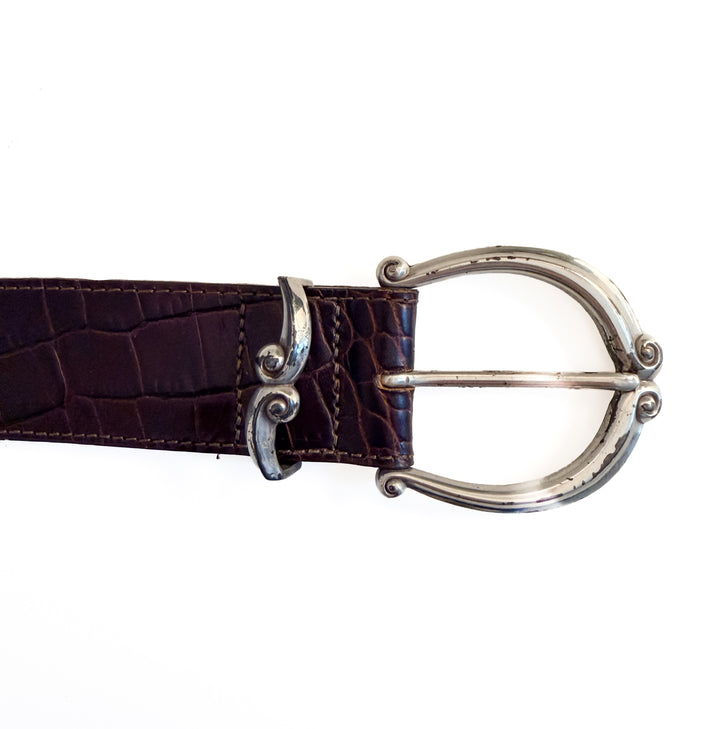 Brighton Belt - Brown Leather - Women's Small