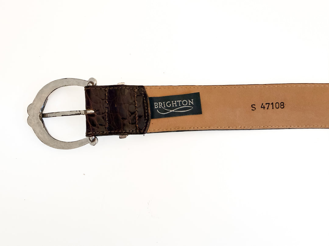Brighton Belt - Brown Leather - Women's Small