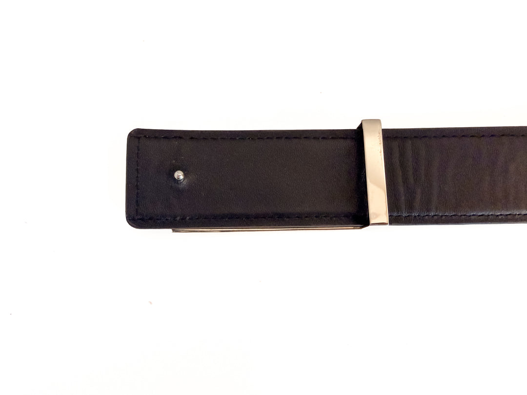 Stefano Laviano Horse Head Buckle Leather Belt - Women's Small