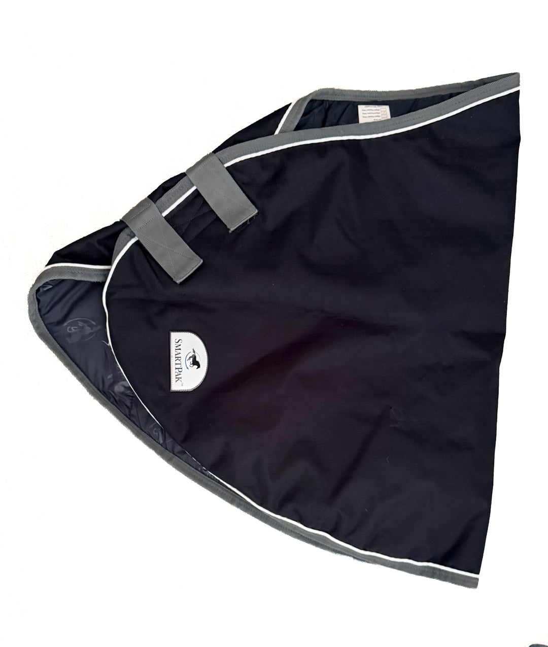 SmartPak Deluxe Horse Neck Rug - Black - Medium (75-78)