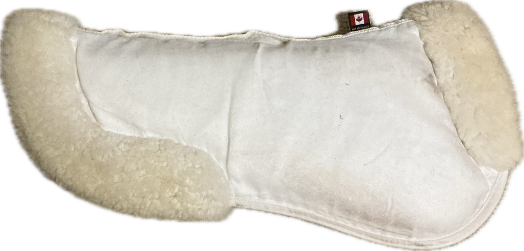 Ogilvy Half Pad Jump – Memory Foam with Sheepskin - 17.5"