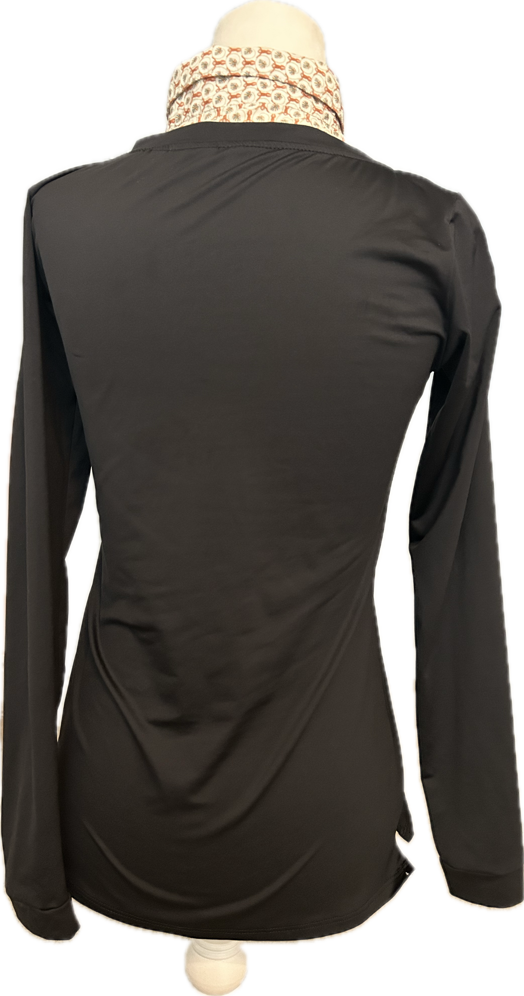 Callidae Women’s Black Long Sleeve Jersey Show Shirt - Women's XS