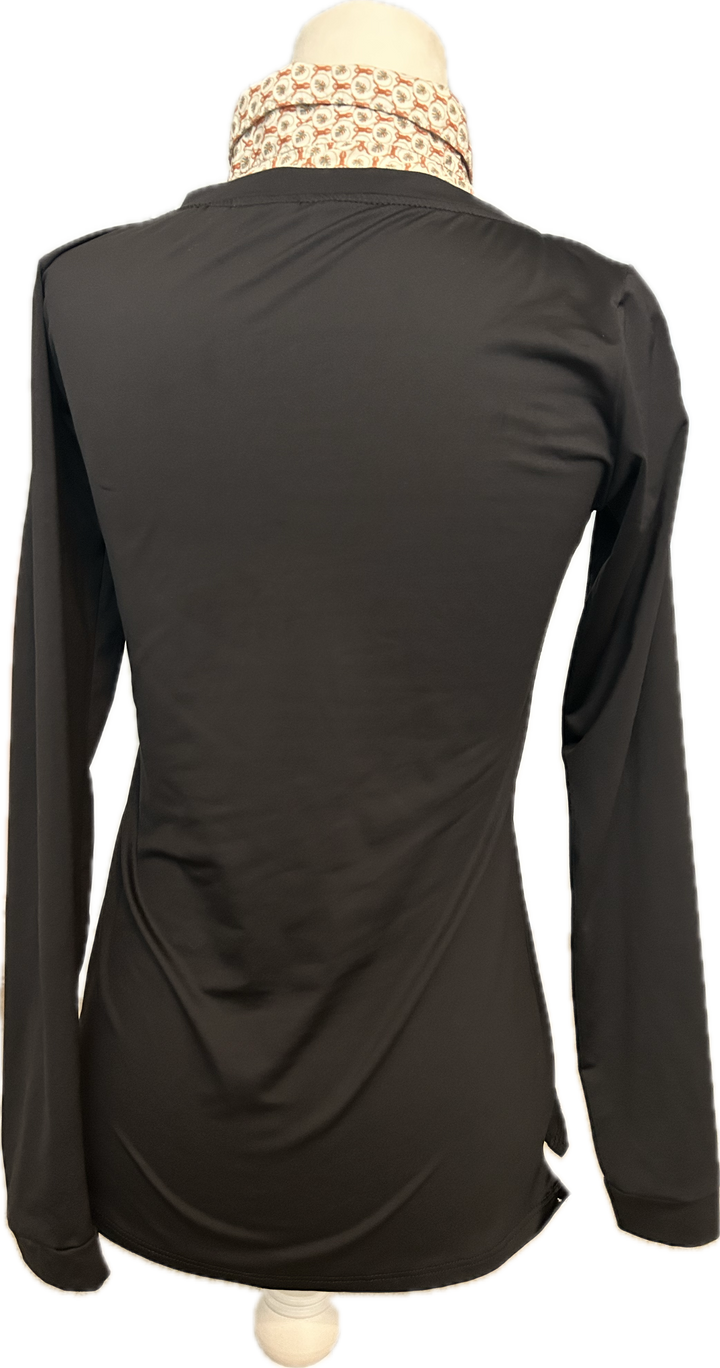 Callidae Women’s Black Long Sleeve Jersey Show Shirt - Women's XS