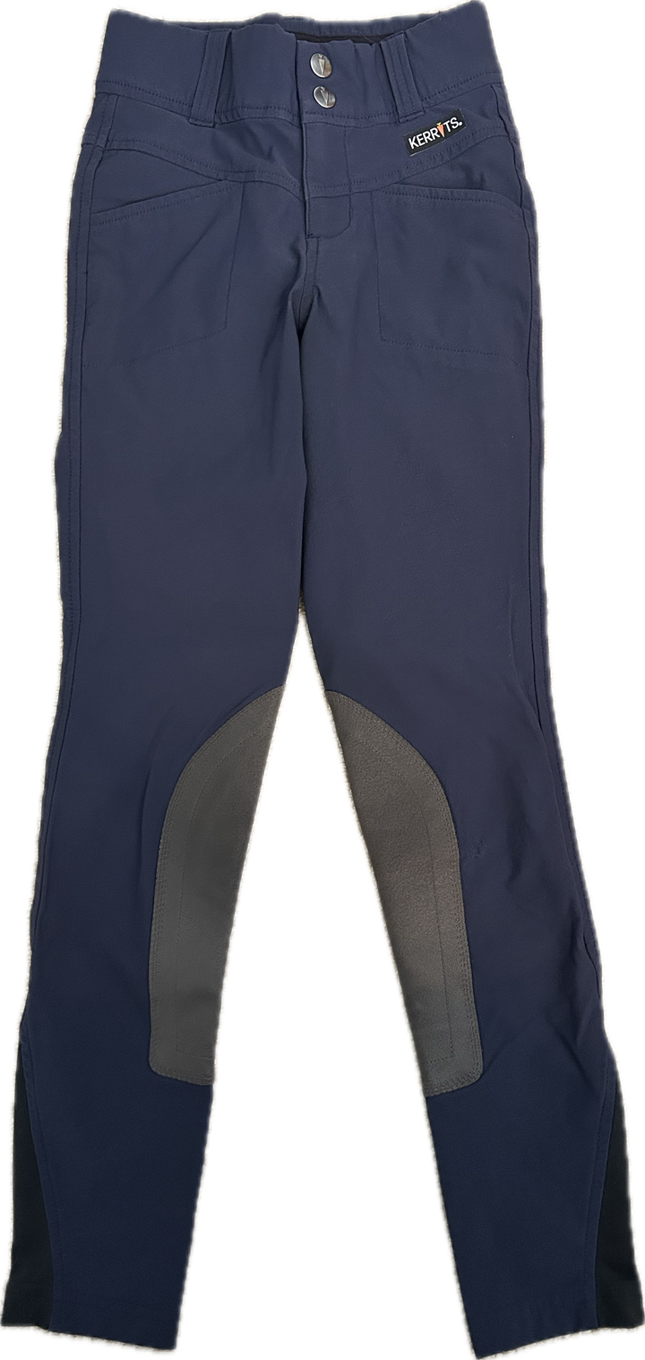 KERRITS KIDS' CROSSOVER KNEE PATCH BREECHES - Kid's Small