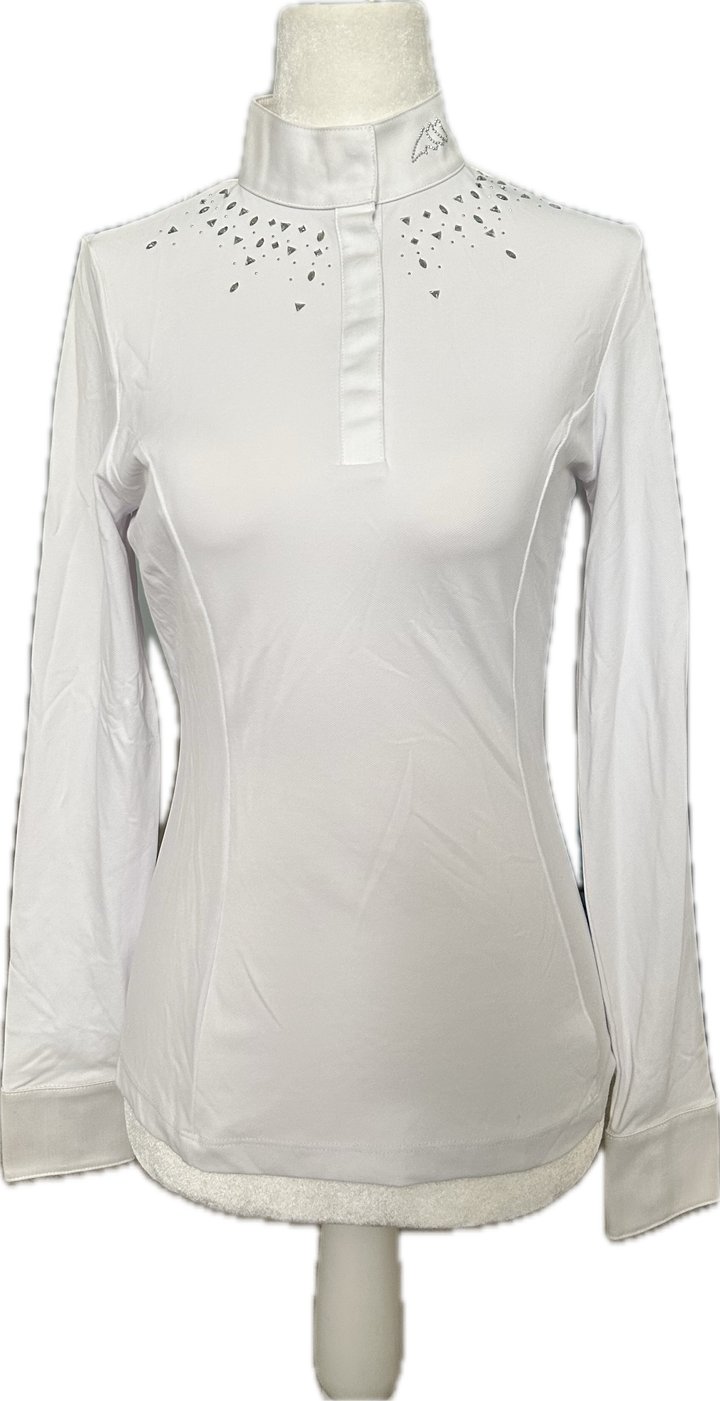 Equiline Gavag Long Sleeve Competition Polo- Women's Large- NEW!