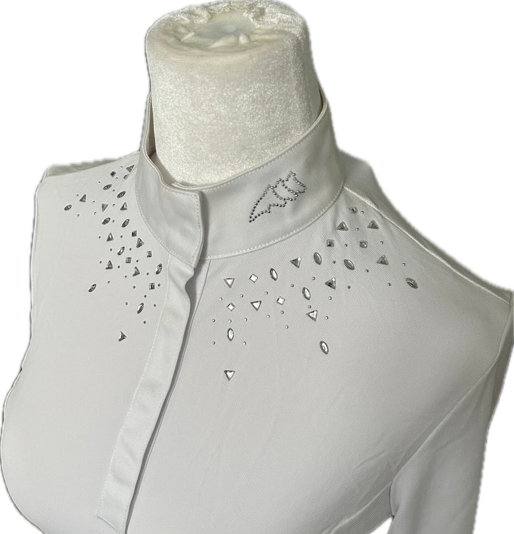 Equiline Gavag Long Sleeve Competition Polo- Women's XS- NEW!