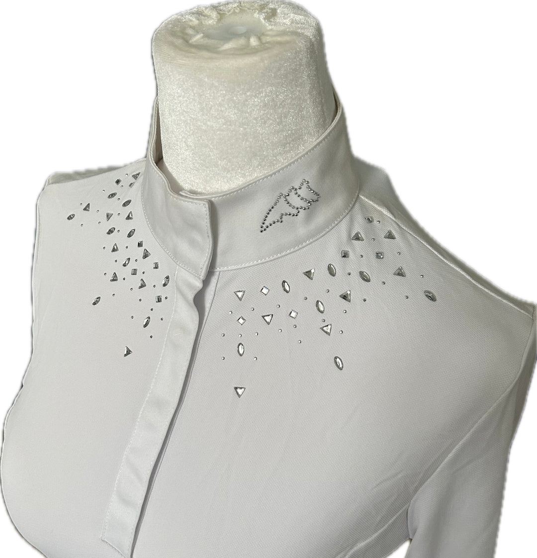 Equiline Gavag Long Sleeve Competition Polo- Women's Large- NEW!