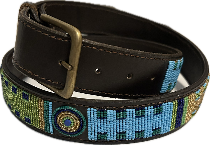 The Kenya Collection Beaded Belt- 42"- NEW!