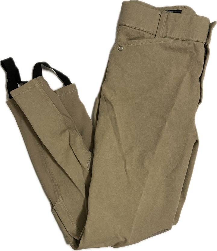 Ariat Tan Jodhpurs – Front Zip - Child 16