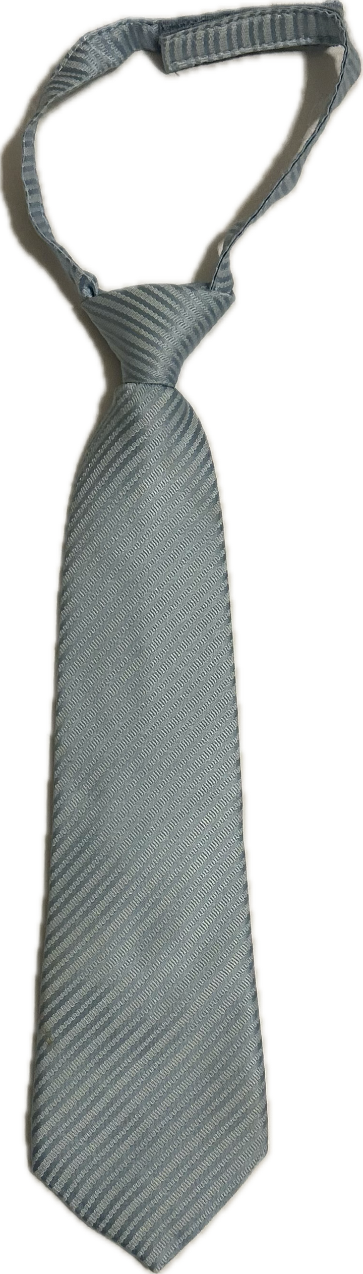 Boys Blue Striped Tie