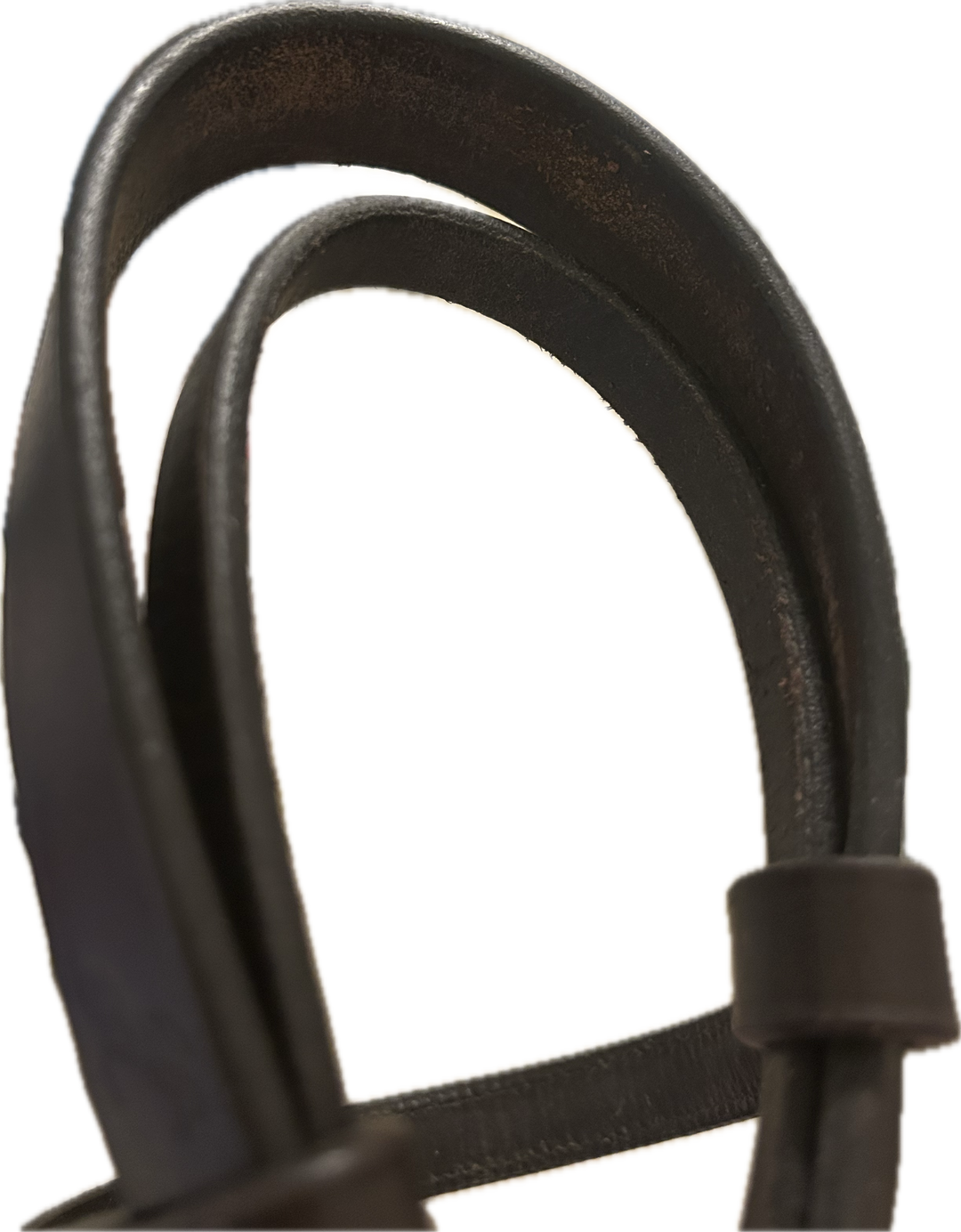 Bobby’s English Tack Plain Raised Havana Bridle - Pony