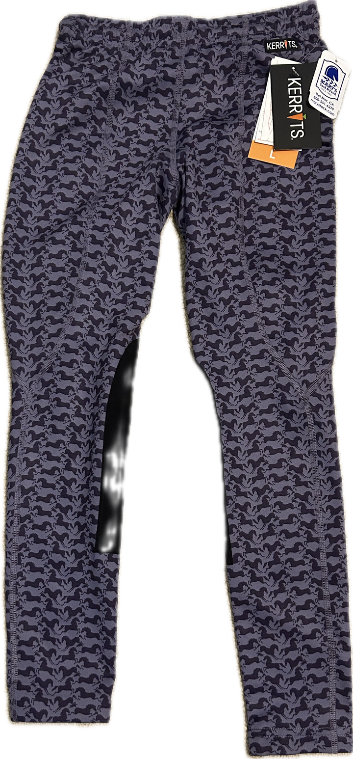 Kerrits Performance Knee Patch Tights- Children's Large - NEW!