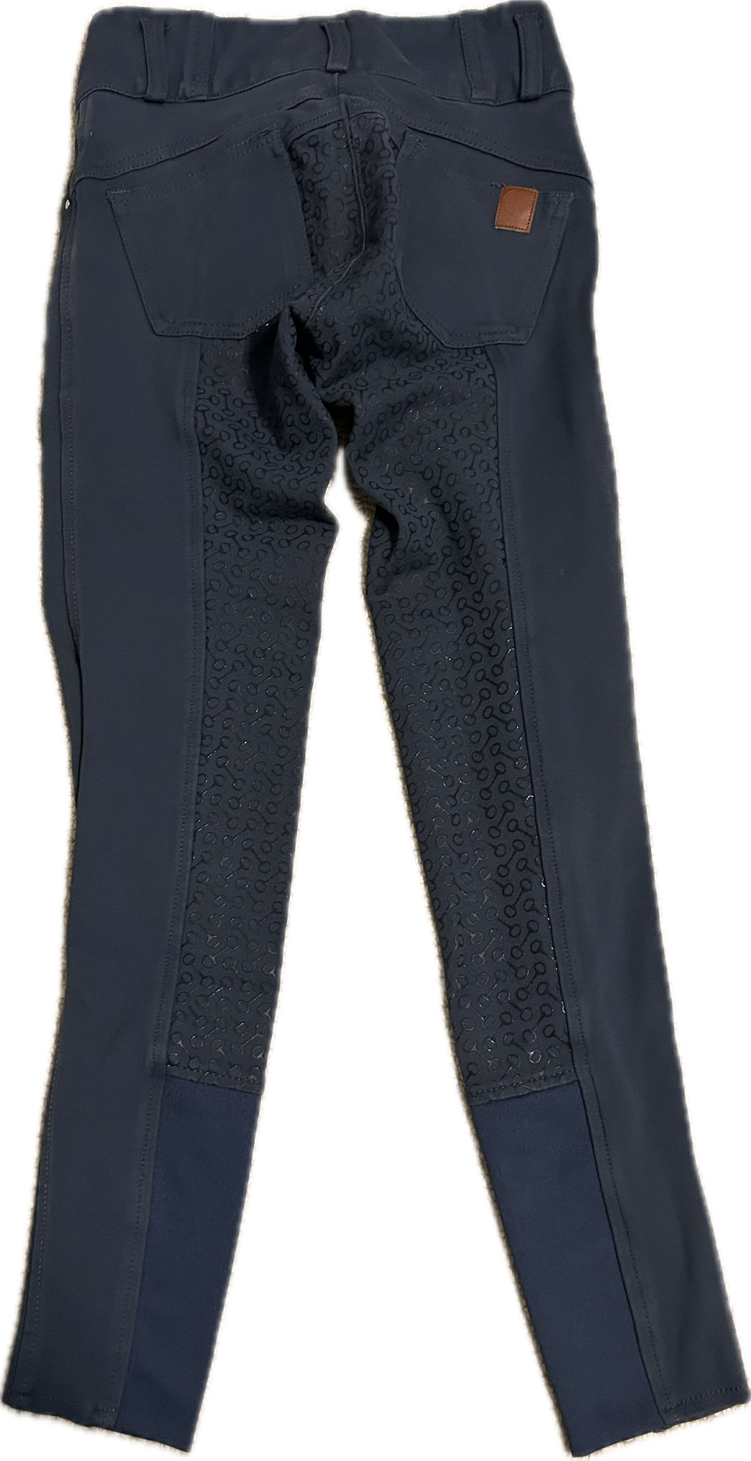 Horze Youth Full Seat Silicone Bit-Print Breeches- Children's S