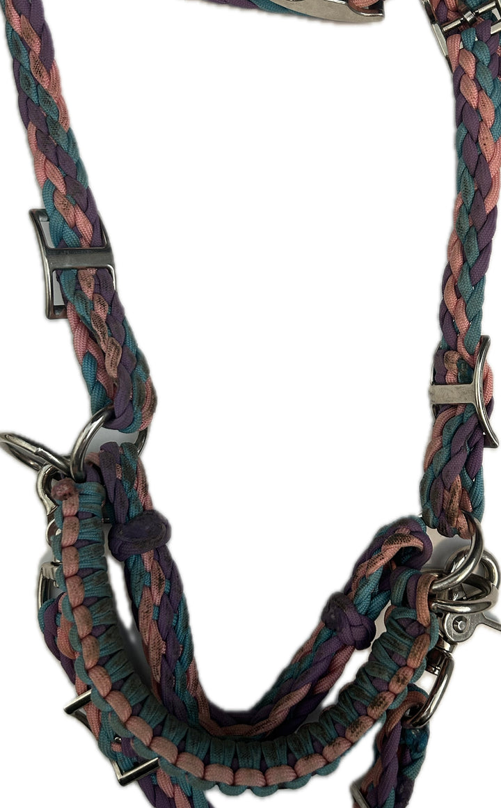 Bitless Braided Rope Bridle- Pony