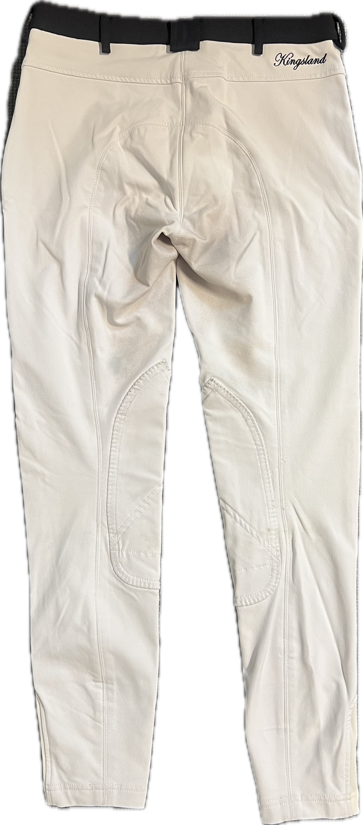 Kingsland Knee Patch Riding Breeches White - Women's - EU 34 - US 2-4