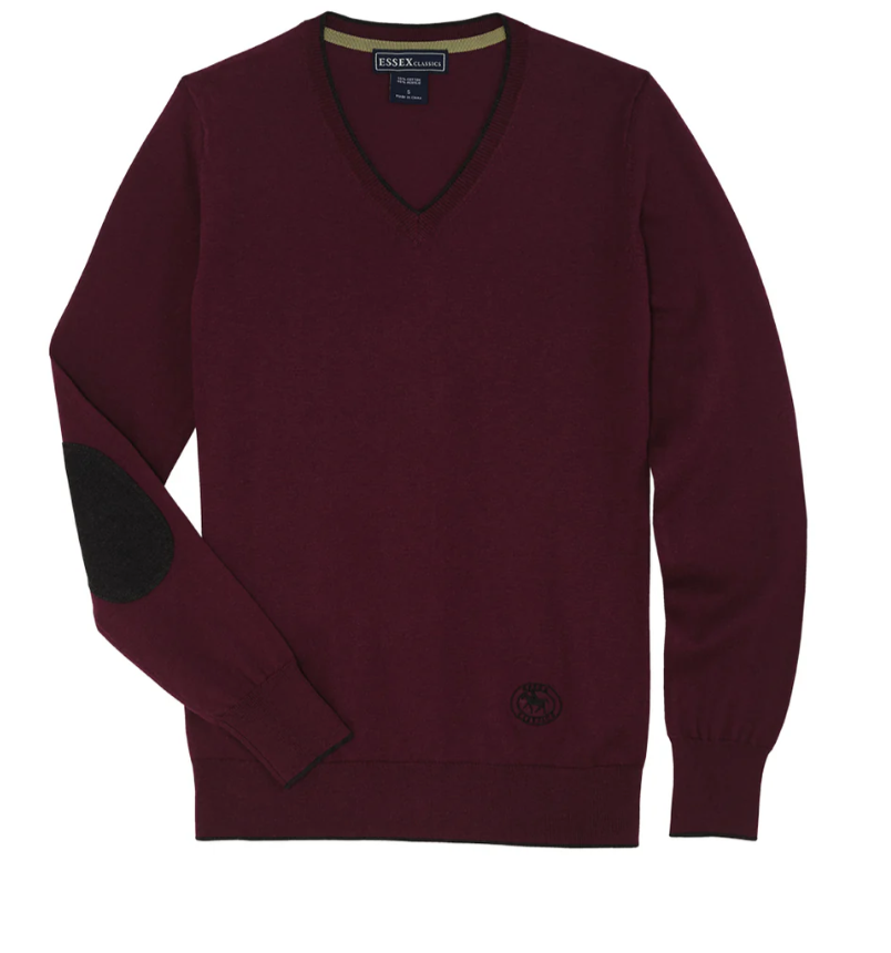 Essex Classics Trey V-Neck Sweater- Women's XS- NEW!
