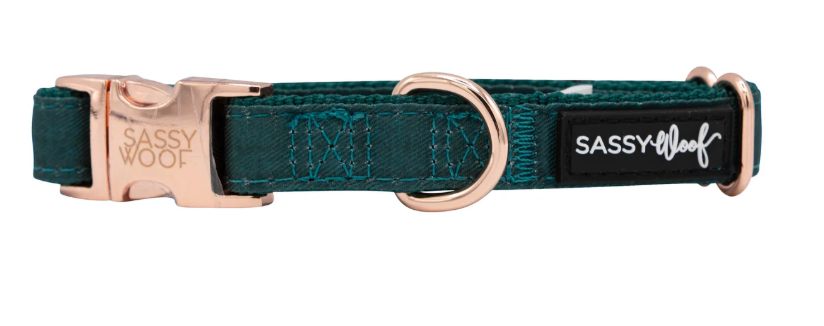 Sassy Woof Forest Dog Collar- S -NEW!