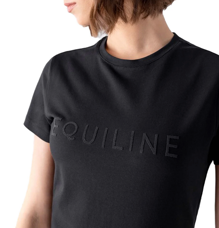 Equiline Logo T-Shirt - Black - Women's L - New!