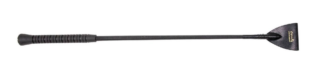 County Leather Covered Soft Grip Bat Crop - 19"