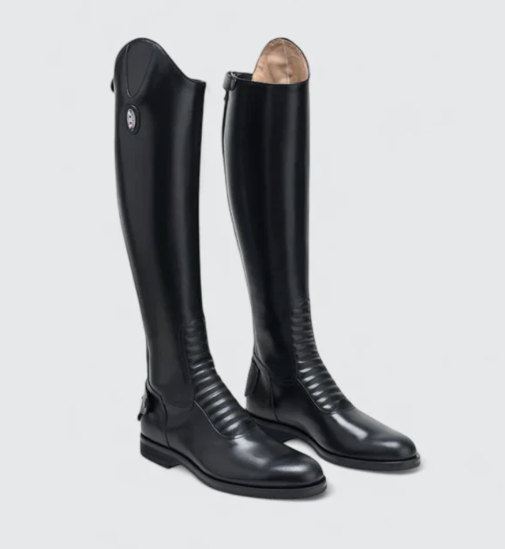 Secchiari Custom "Zeus" Riding Boots - Black - Size 38 - New!