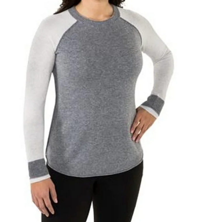 Noble Outfitters Homerun Crew Sweater - Gray - Women's M - New!
