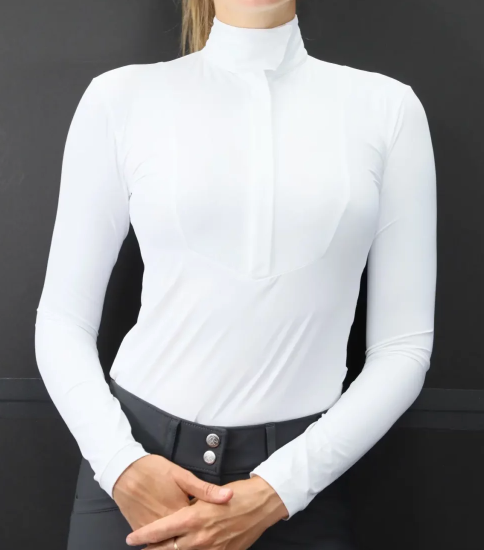 Kismet Eleonoire L/S Show Shirt - White - Women's X-Small - New!