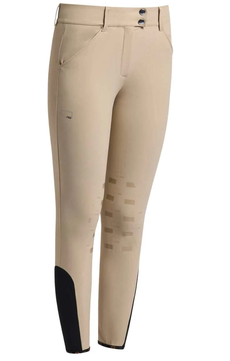 RG Italy Knee Grip Breeches - Tan - Women's IT 40 - New!