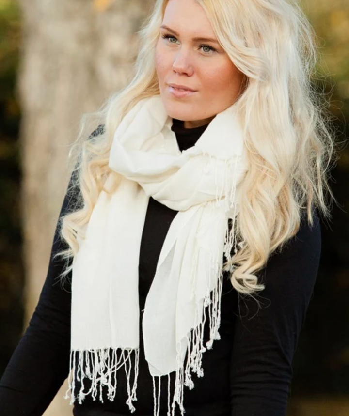 Back on Track Women's Scarf - Beige - New!