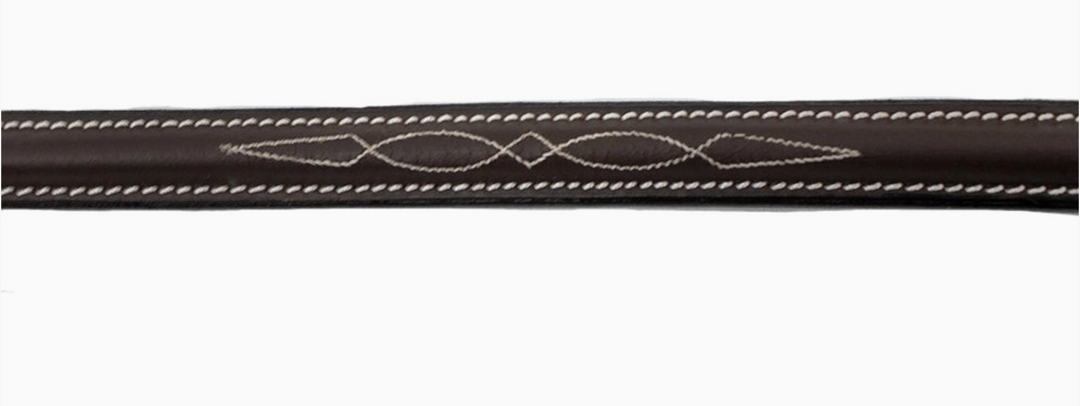 Henri De Rivel Pro Raised Fancy Stitched Standing Martingale - Oversize - New!