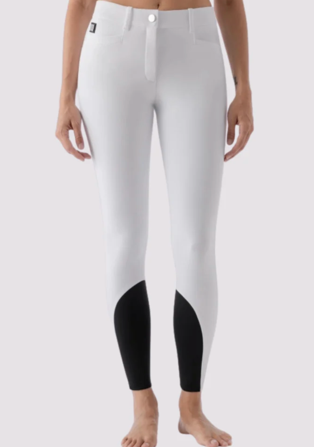 Equiline Ladies Atirk B Move Breeches - White - IT 46 (US 30) - New!