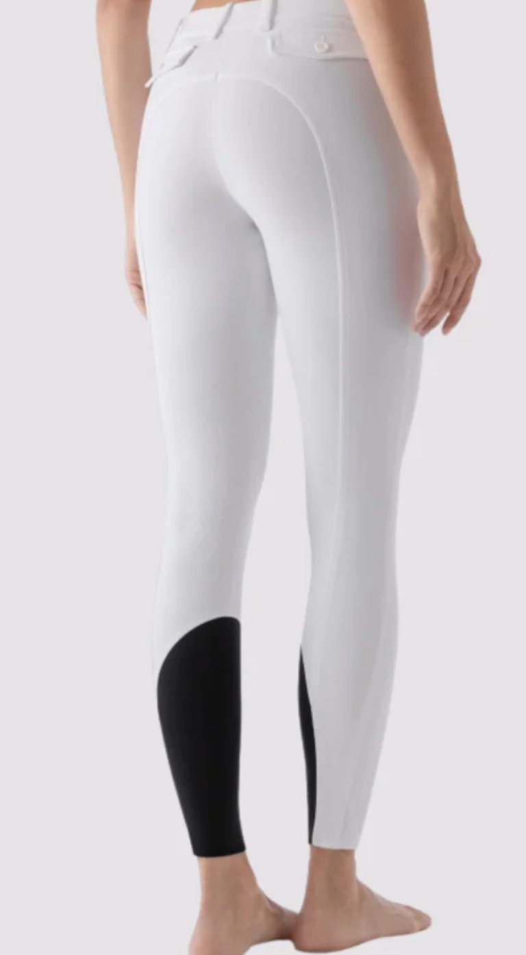Equiline Ladies Atirk B Move Breeches - White - IT 46 (US 30) - New!
