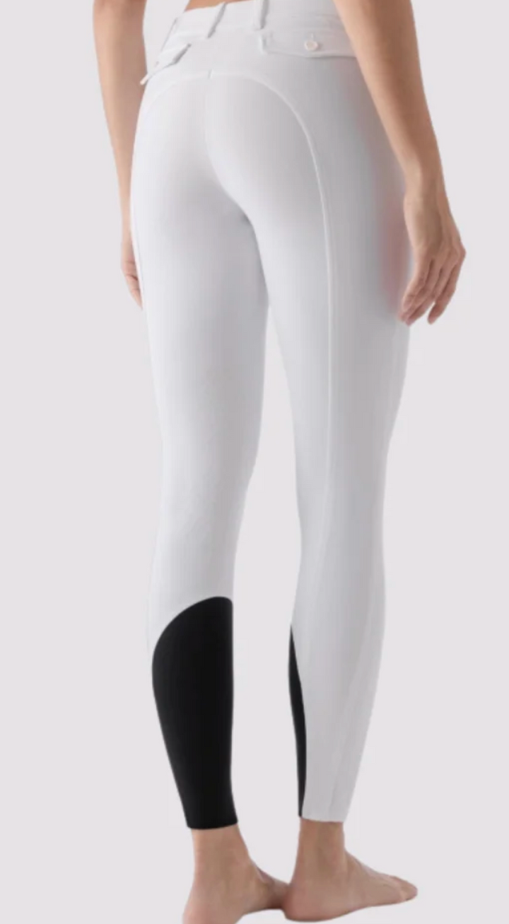 Equiline Ladies Atirk B Move Breeches - White - IT 46 (US 30) - New!