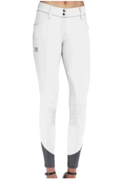 GhoDho Vela Essential Knee Patch Breech - White - Women's US 28 - New!