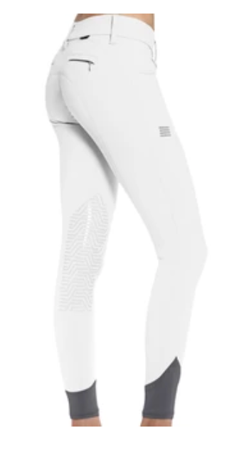 GhoDho Vela Essential Knee Patch Breech - White - Women's US 28 - New!