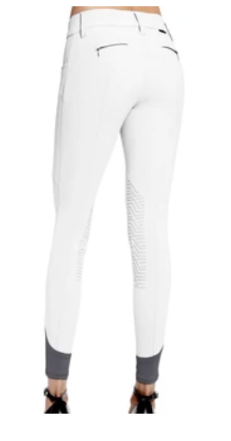 GhoDho Vela Essential Knee Patch Breech - White - Women's US 28 - New!