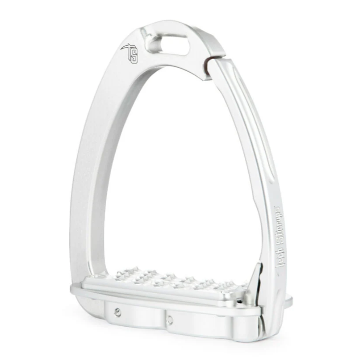Tech Venice EVO Flat Safety Stirrups - Silver - Adult