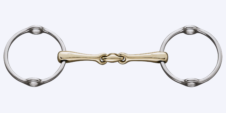 Herm Sprenger KK Ultra Loose Ring Gag Bit - Double Jointed - 5.5"