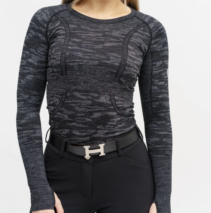 TKEQ Kennedy Seamless Long Sleeve Shirt - Camo - Women's M/L